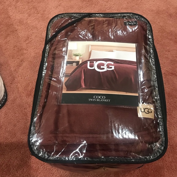 UGG Other - UGG brand very soft new twin size blanket in cola color .